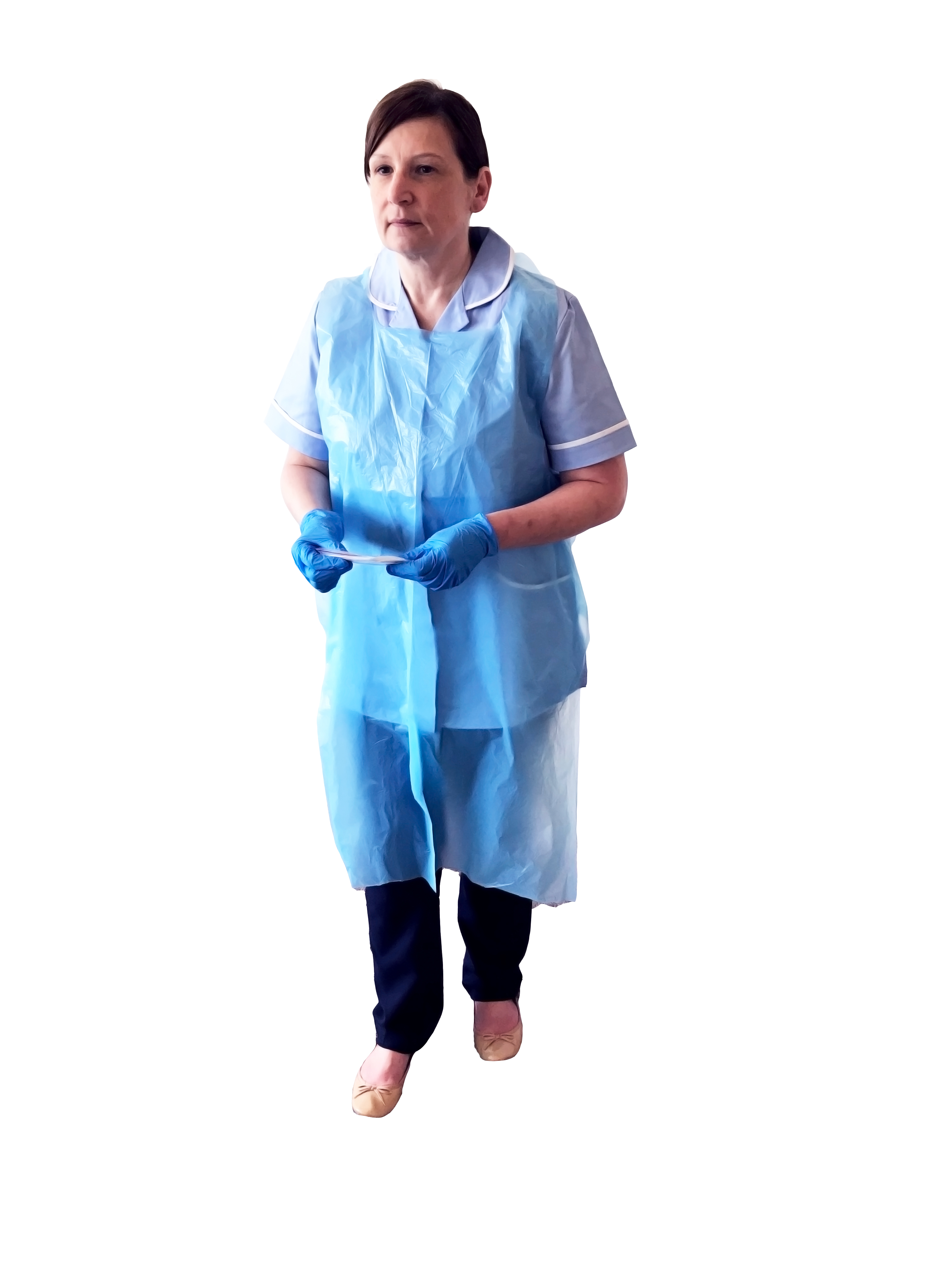 Disposable Aprons Blue Roll Packed PK 1000